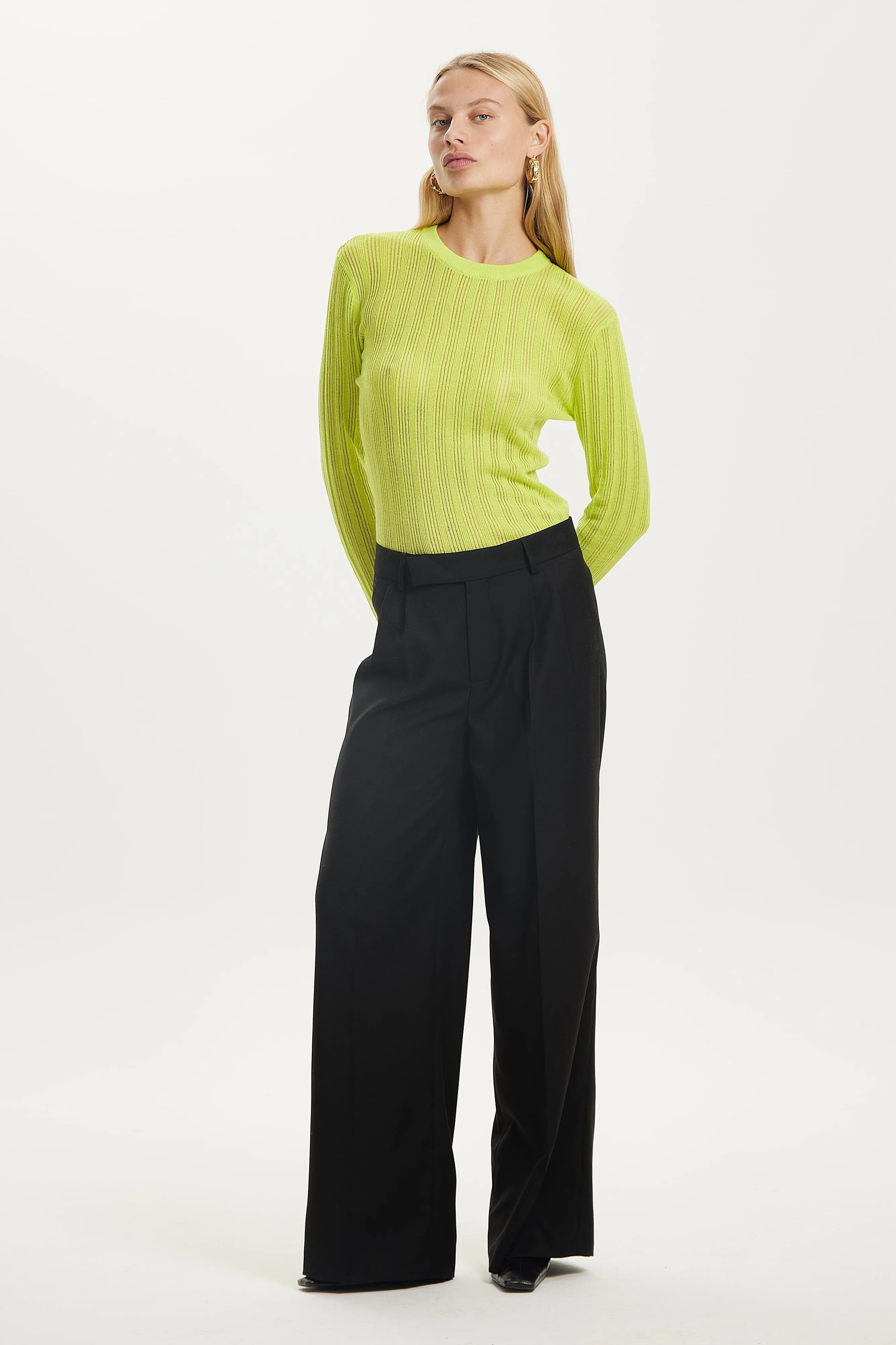 RESOLUTE TAILORED TROUSERS | BLACK