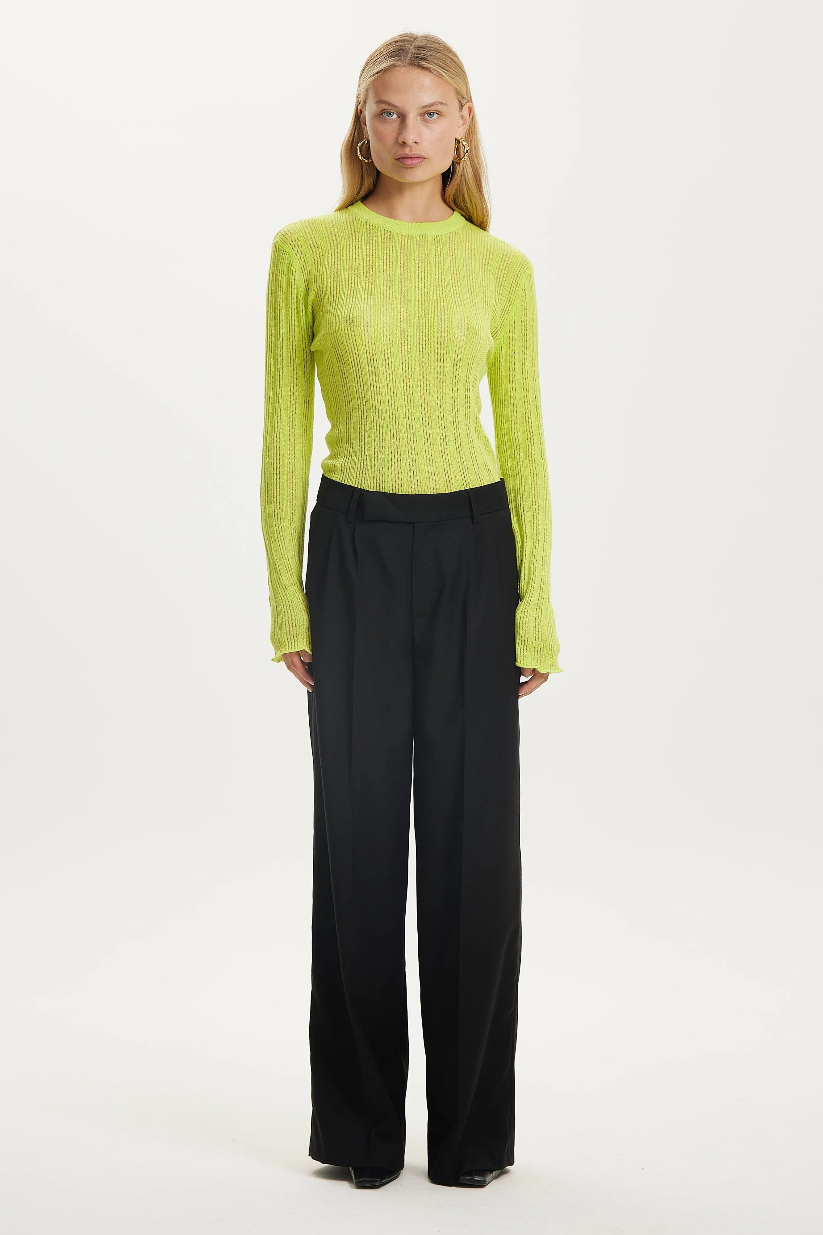 RESOLUTE TAILORED TROUSERS | BLACK