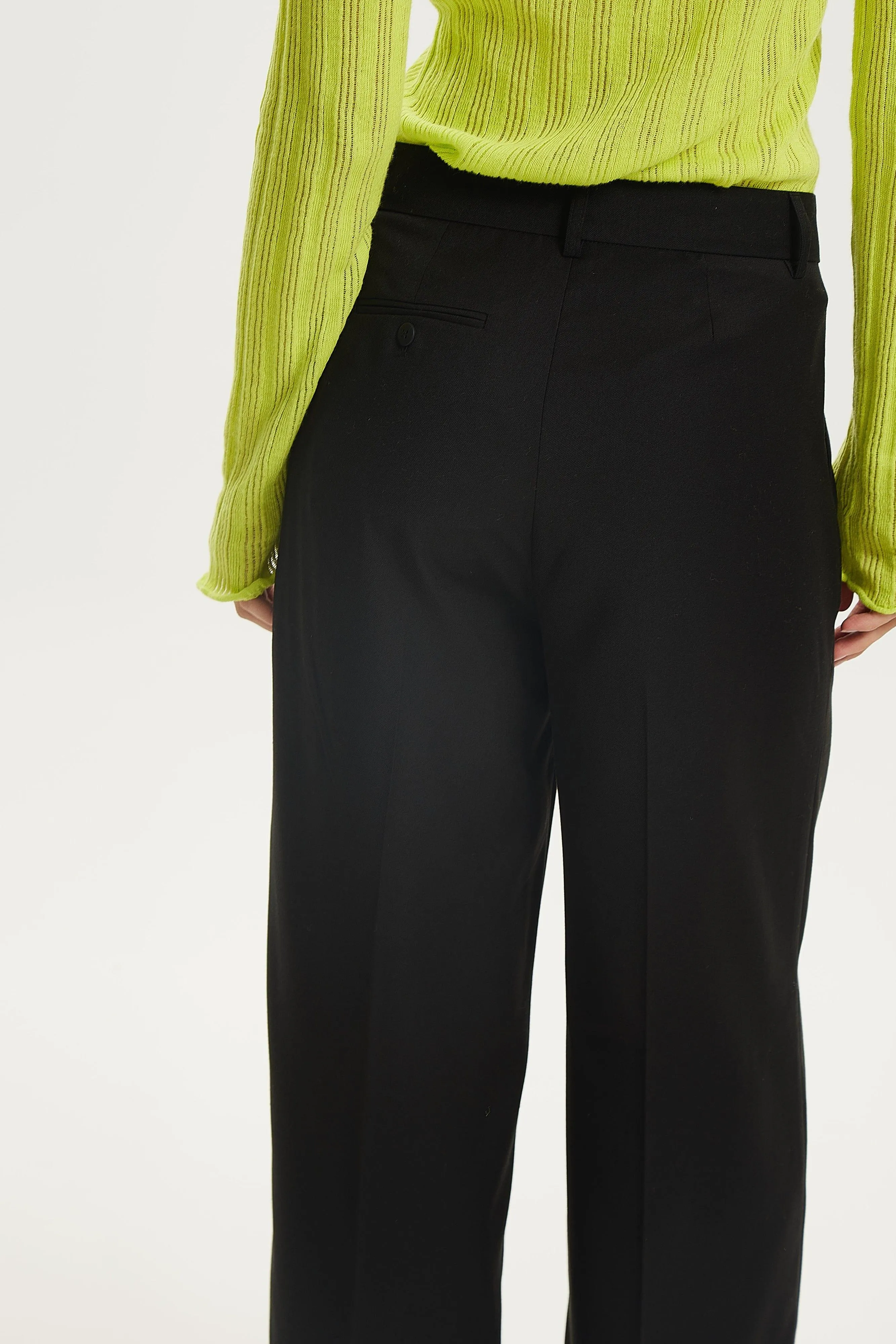 RESOLUTE TAILORED TROUSERS | BLACK