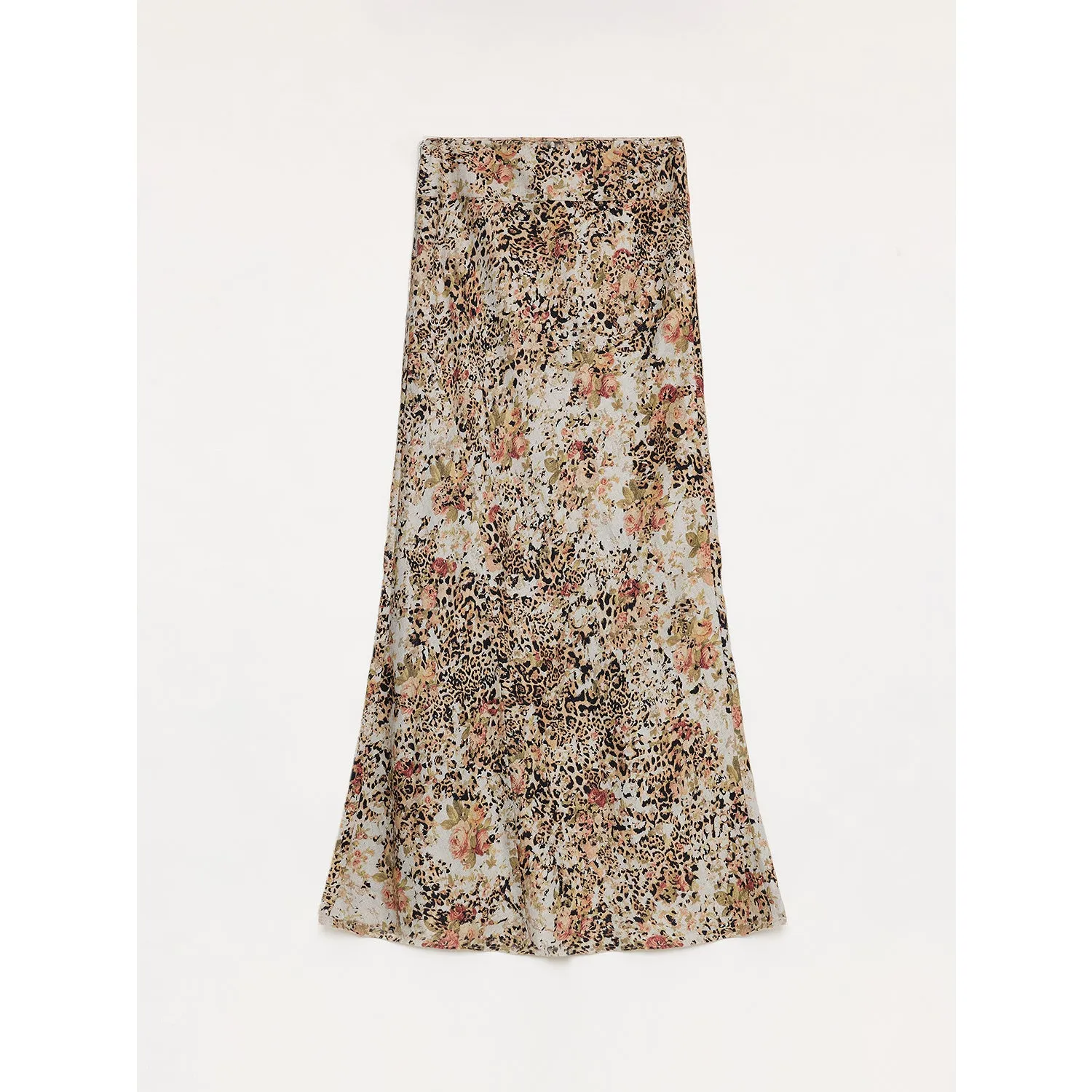 Retro Bias-Cut Fishtail Skirt