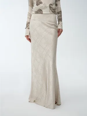 Retro Bias-Cut Fishtail Skirt