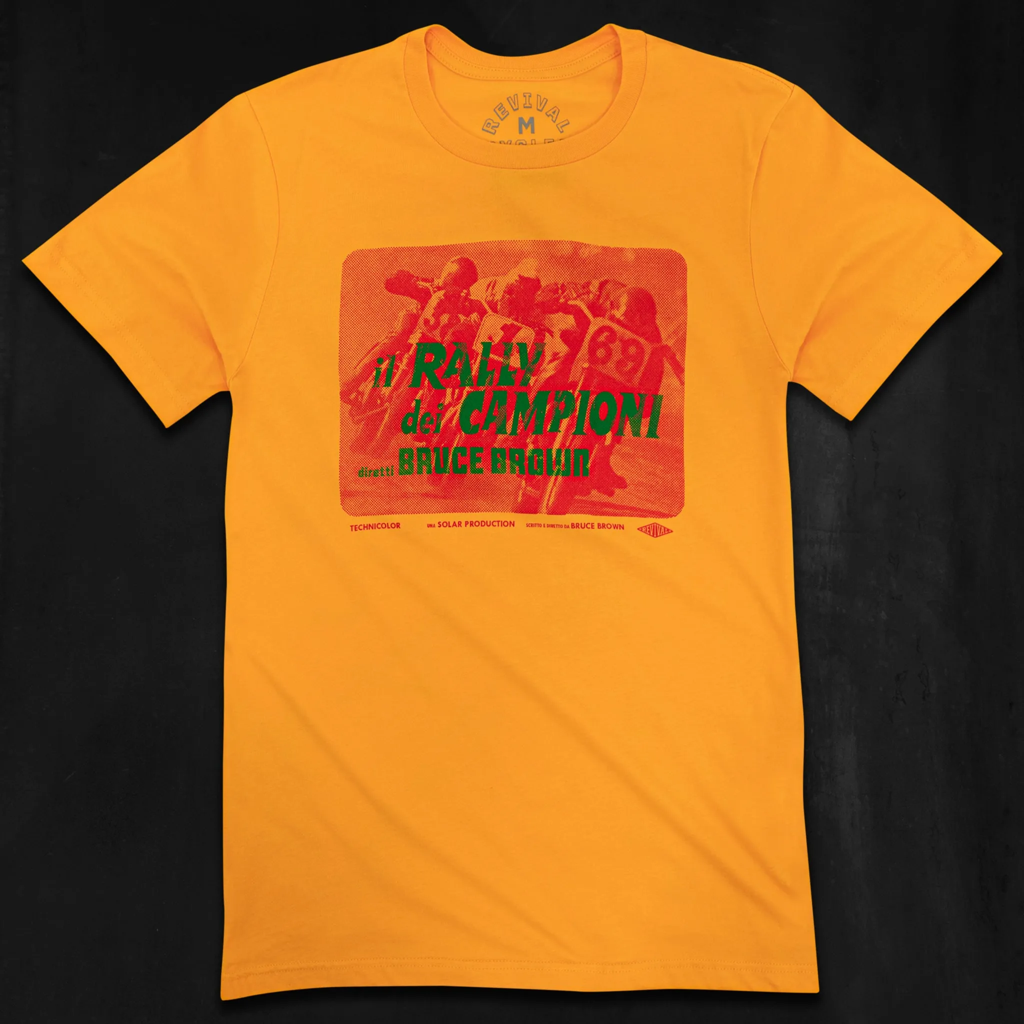 Revival X On Any Sunday Rally Dei Campioni T-Shirt - Orange