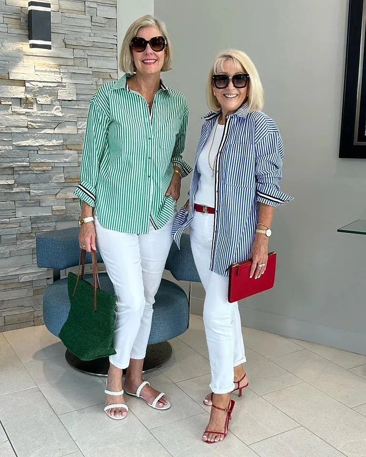 Rhonda | Striped Blouse