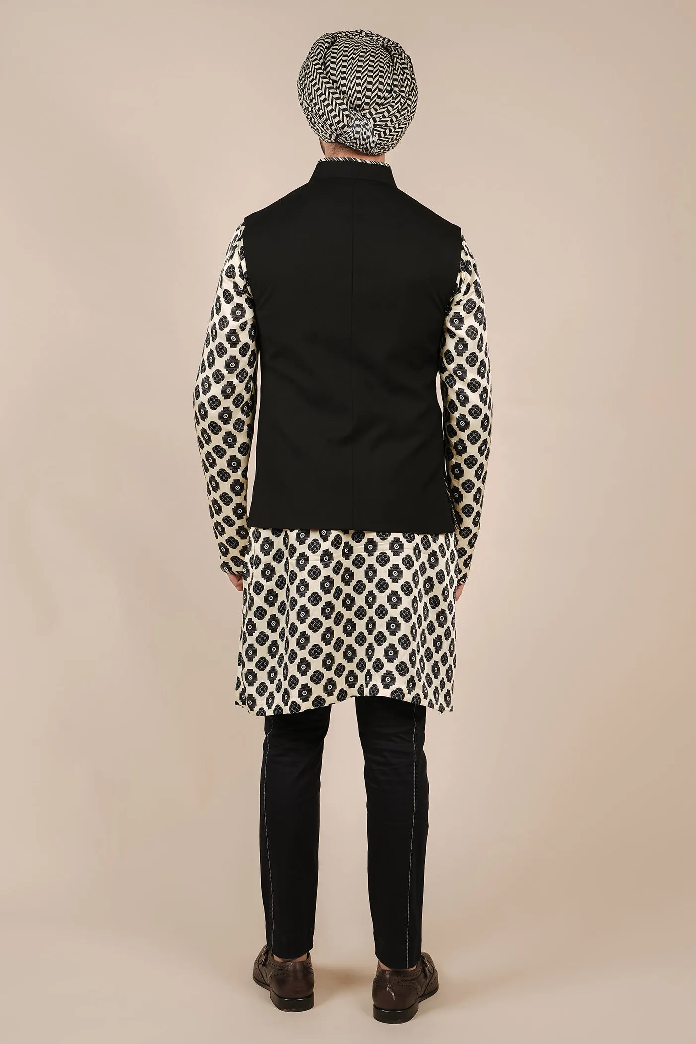 Rich Black Nehru Jacket