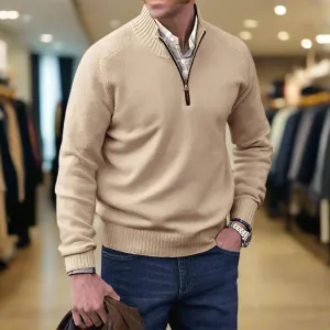 Rick™ - Zippered Cashmere Sweater
