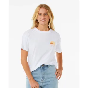 RIP CURL LINE UP RELAXED TEE WHITE