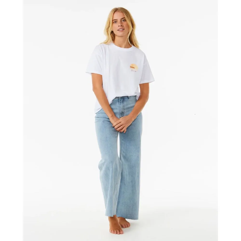 RIP CURL LINE UP RELAXED TEE WHITE