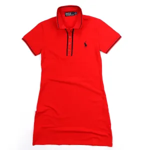 RL Small Pony Custom Fitted Ladies Gown- Red