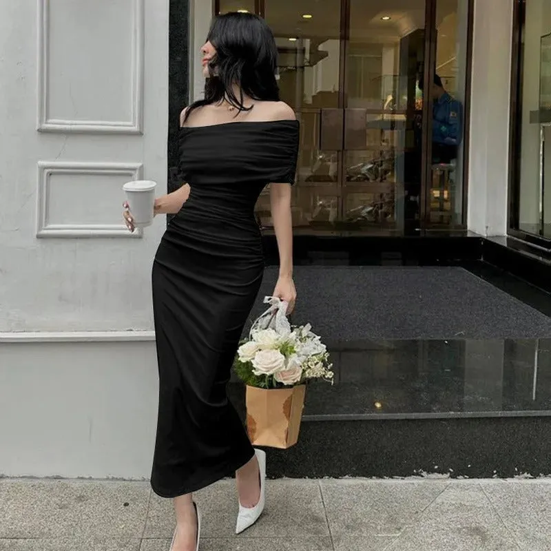 RONA | ELEGANT OFF-SHOULDER DRESS