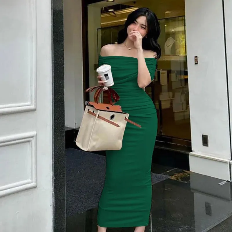 RONA | ELEGANT OFF-SHOULDER DRESS