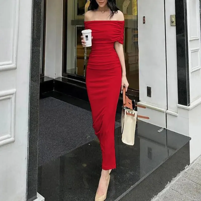 RONA | ELEGANT OFF-SHOULDER DRESS