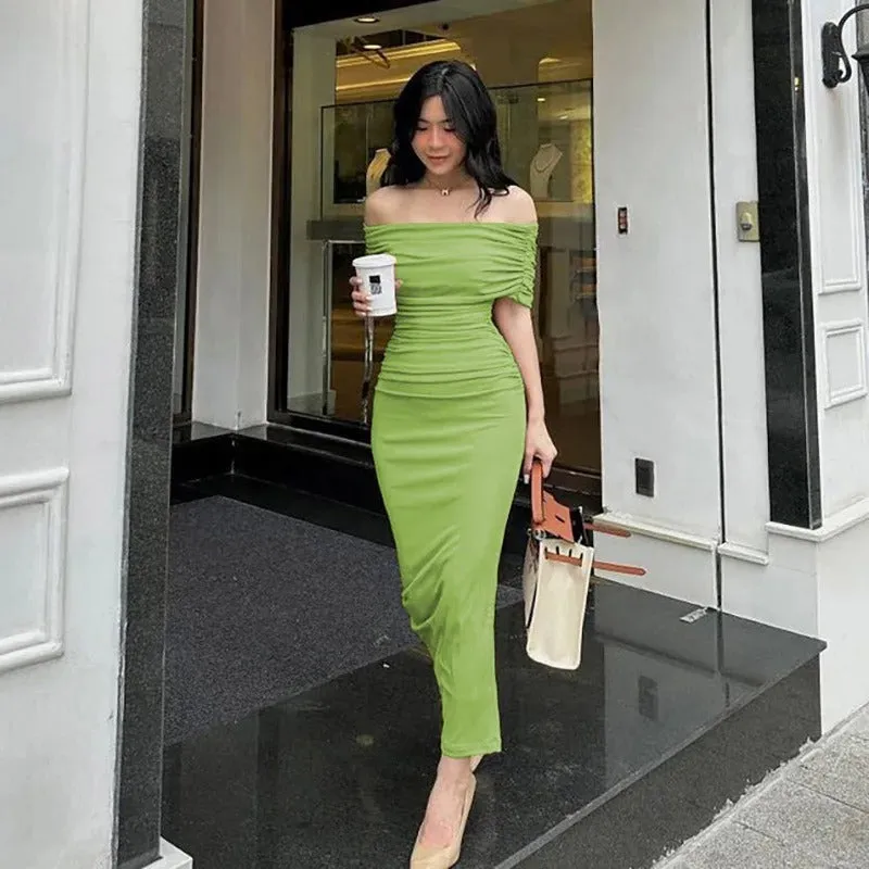 RONA | ELEGANT OFF-SHOULDER DRESS