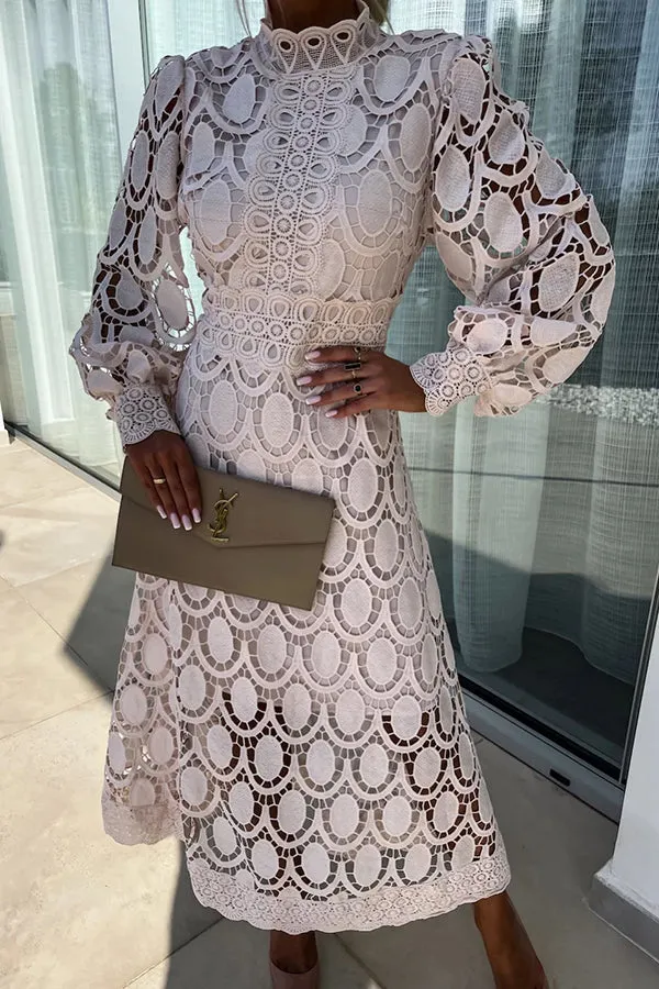 ROSHEL -  ELEGANT LACE DRESS