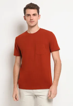 Round Neck T-Shirt With Pocket