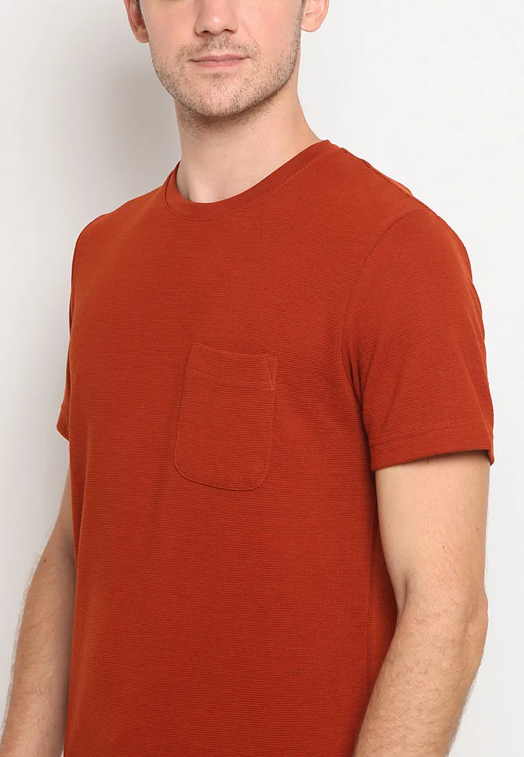 Round Neck T-Shirt With Pocket