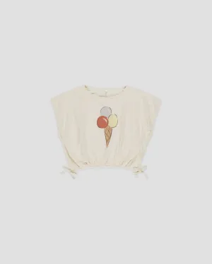 Rylee & Cru - Cropped Cinched Tee - Gelato