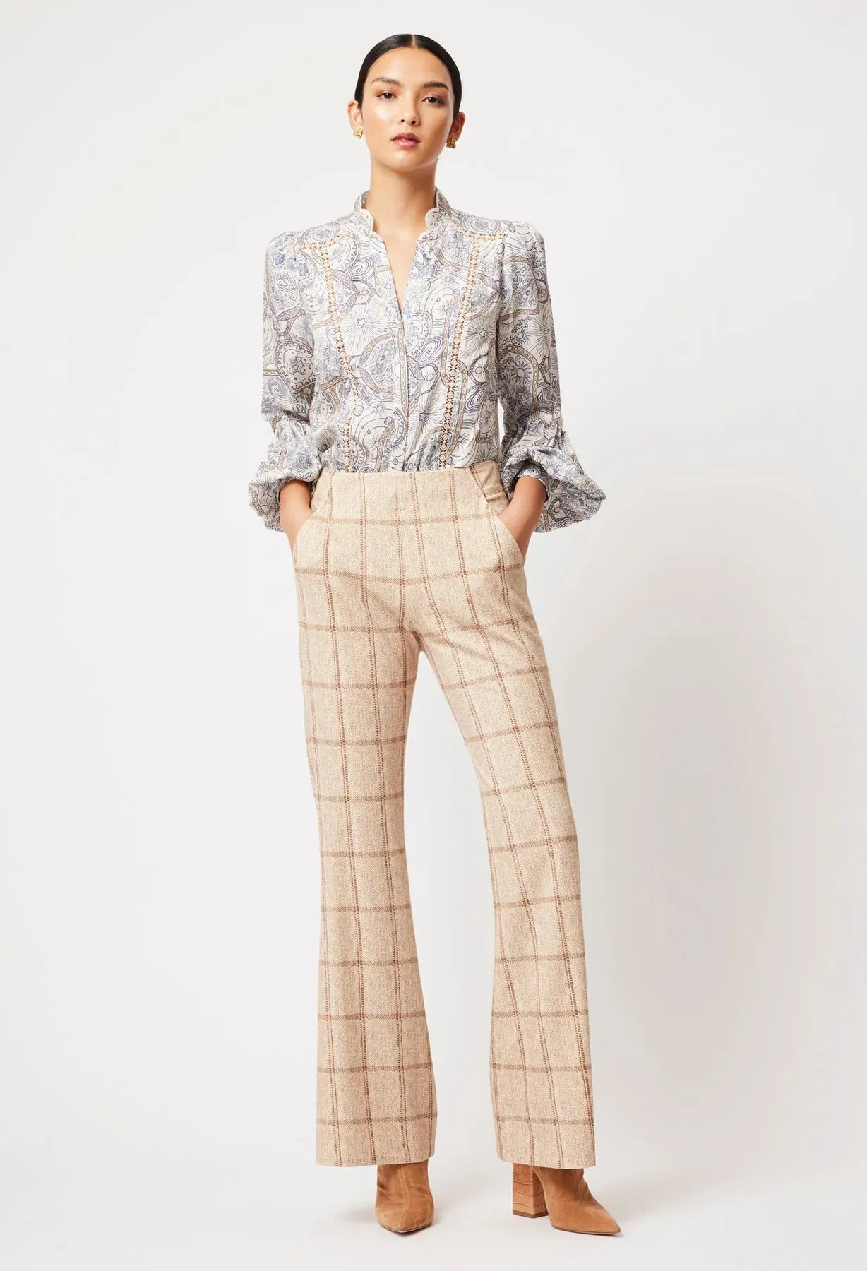 Sale - Once Was - Vega Viscose Cupro Shirt - Astral Print