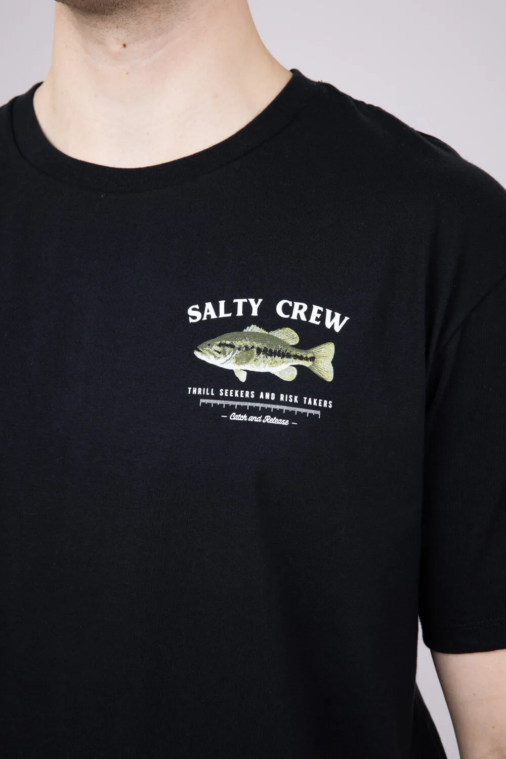Salty Crew Big Mouth T-Shirt for Men in Black | 20035228-BLK