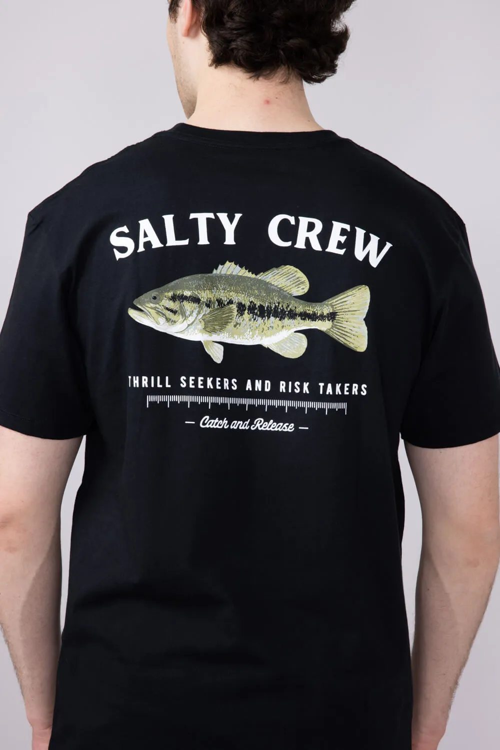 Salty Crew Big Mouth T-Shirt for Men in Black | 20035228-BLK