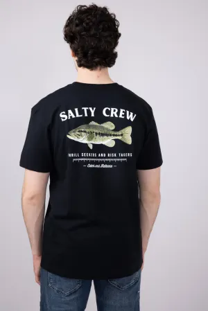 Salty Crew Big Mouth T-Shirt for Men in Black | 20035228-BLK