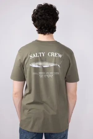 Salty Crew Bruce T-Shirt for Men in Dusty Olive | 20035067-DUSTY OLIVE