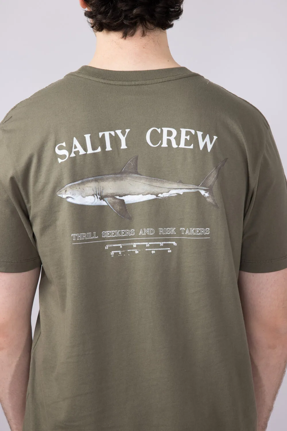 Salty Crew Bruce T-Shirt for Men in Dusty Olive | 20035067-DUSTY OLIVE