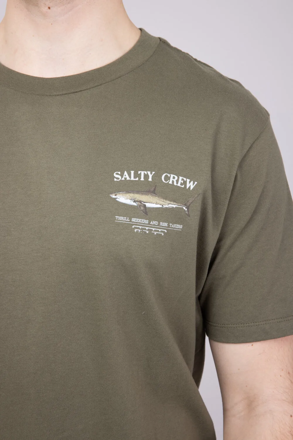 Salty Crew Bruce T-Shirt for Men in Dusty Olive | 20035067-DUSTY OLIVE