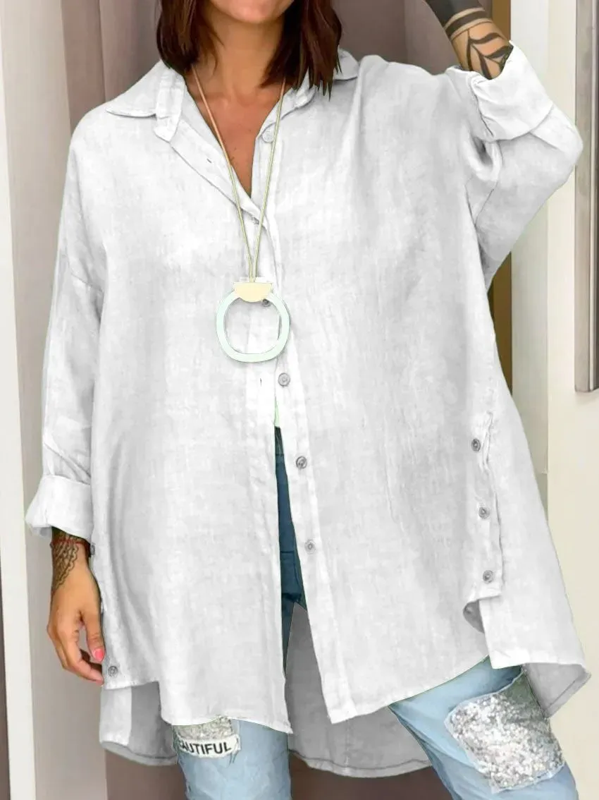 Scarlett | Casual Oversized Button Shirt