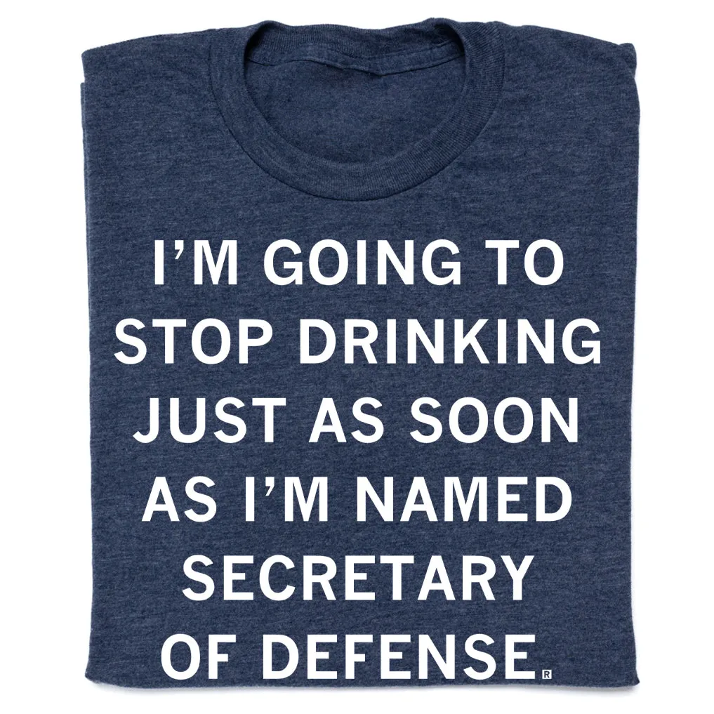 Secretary of Defense Drinking