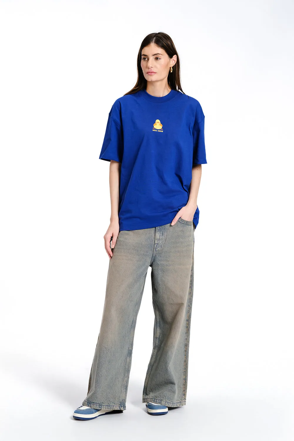 Serving Looks Embroidered Premium Oversized T-shirt