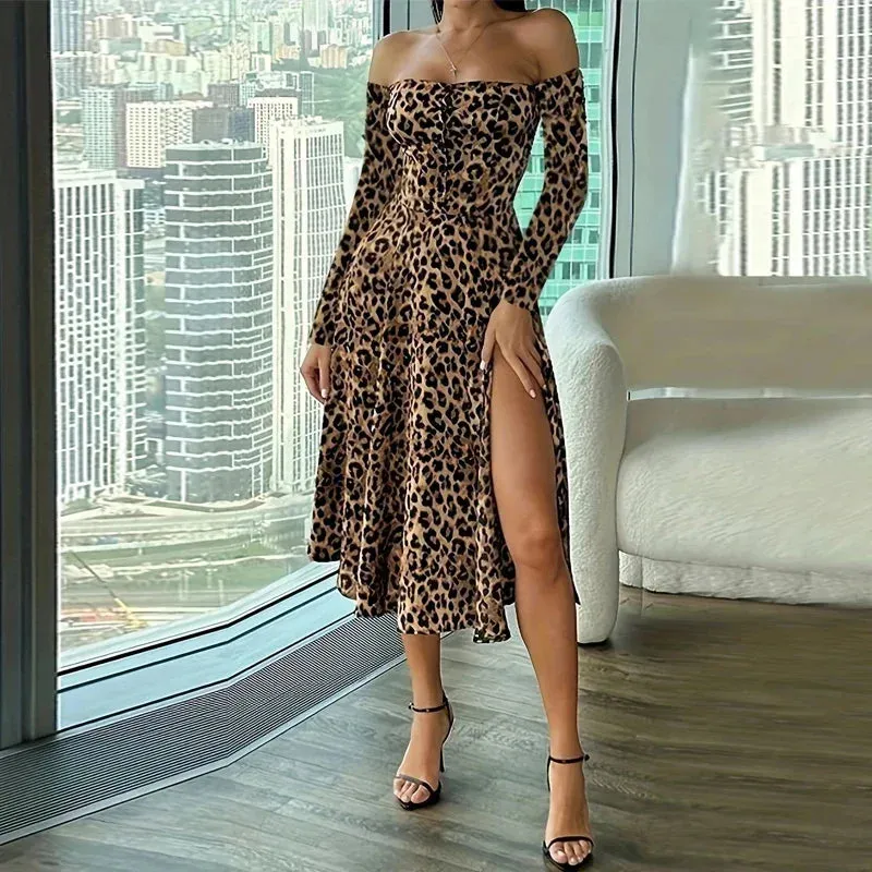 Sexy Fashion Leopard Printed Dress