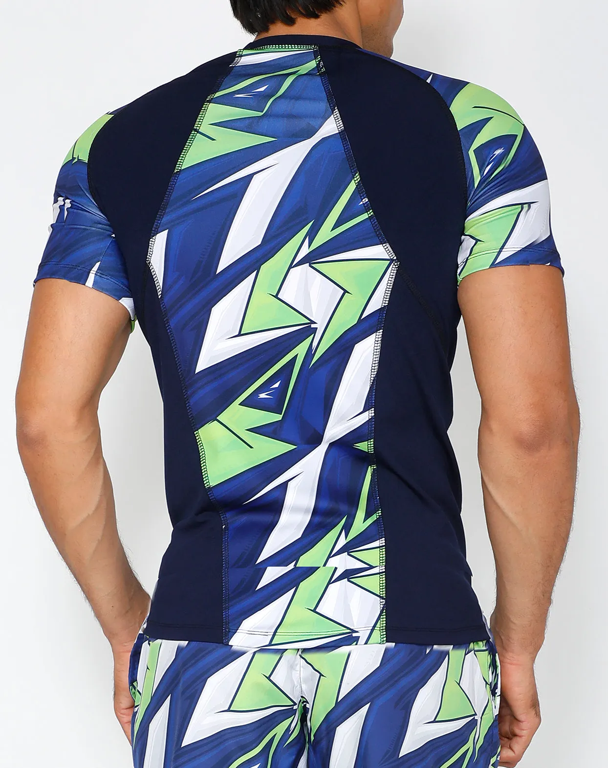 Sharp Blue Compression T-Shirt