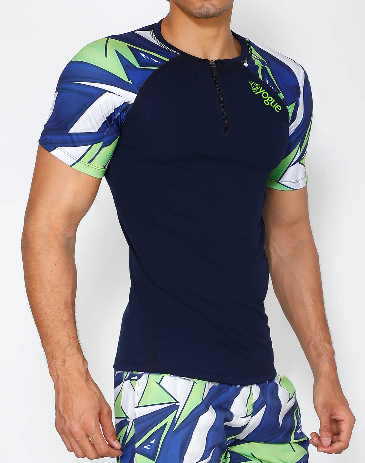 Sharp Blue Compression T-Shirt
