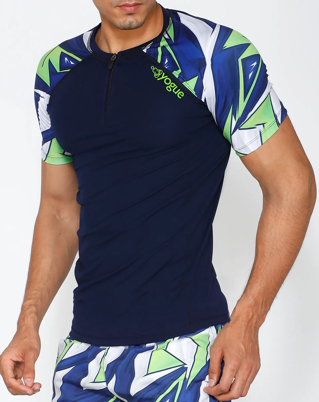 Sharp Blue Compression T-Shirt