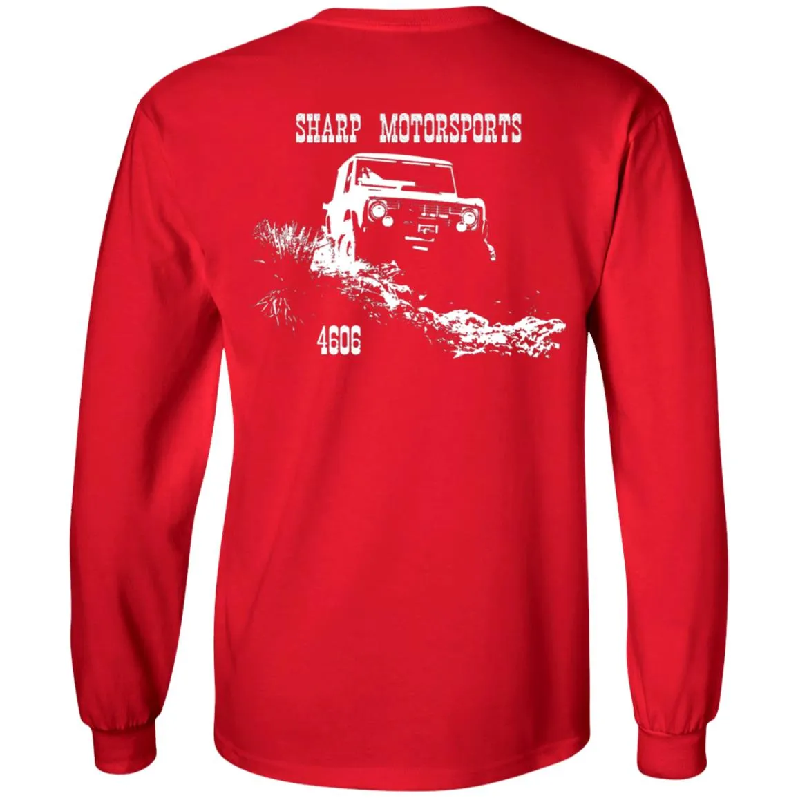 Sharp Motorsports 2-sided print G240 Gildan LS Ultra Cotton T-Shirt