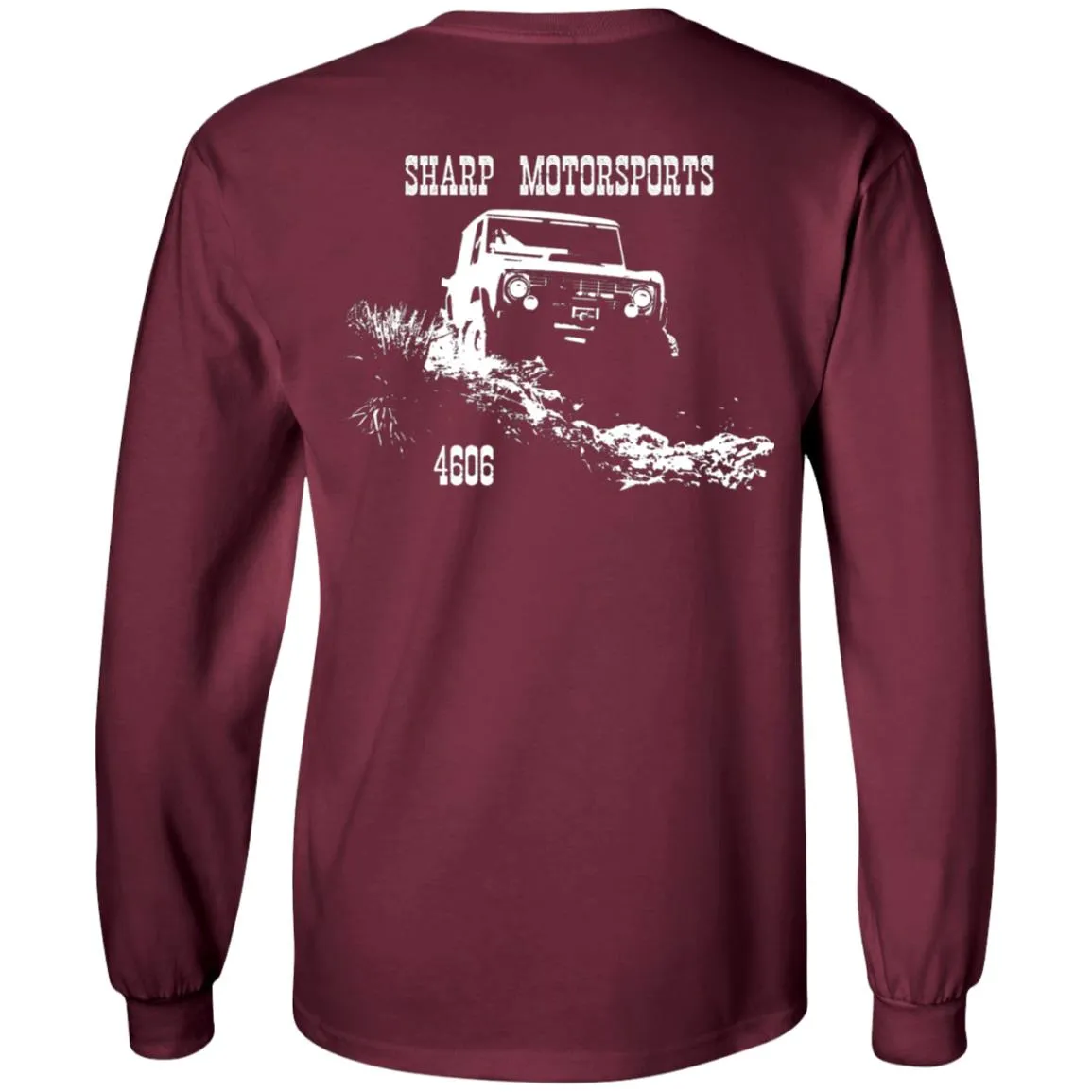 Sharp Motorsports 2-sided print G240 Gildan LS Ultra Cotton T-Shirt