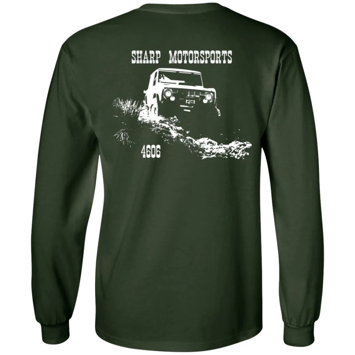 Sharp Motorsports 2-sided print G240 Gildan LS Ultra Cotton T-Shirt
