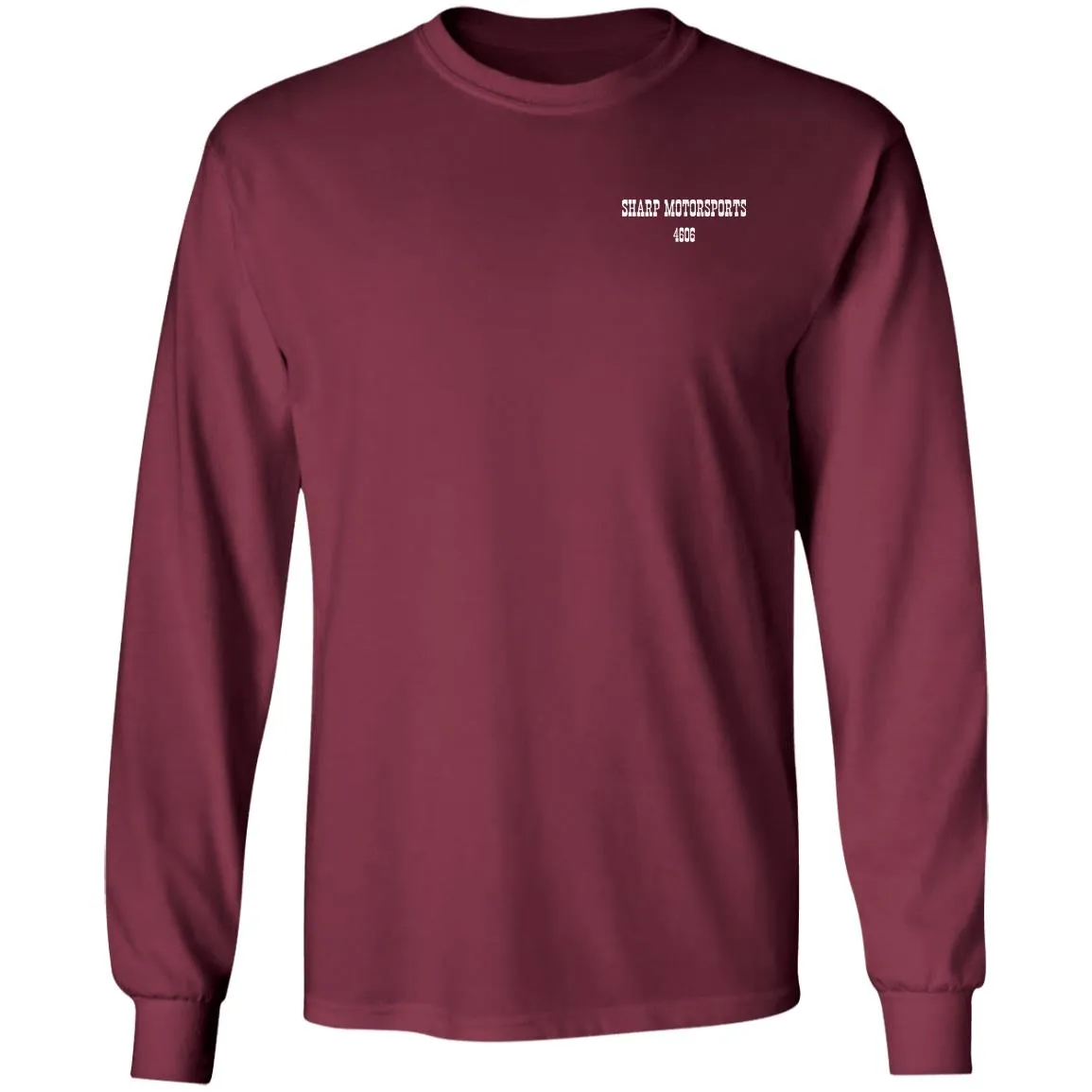 Sharp Motorsports 2-sided print G240 Gildan LS Ultra Cotton T-Shirt