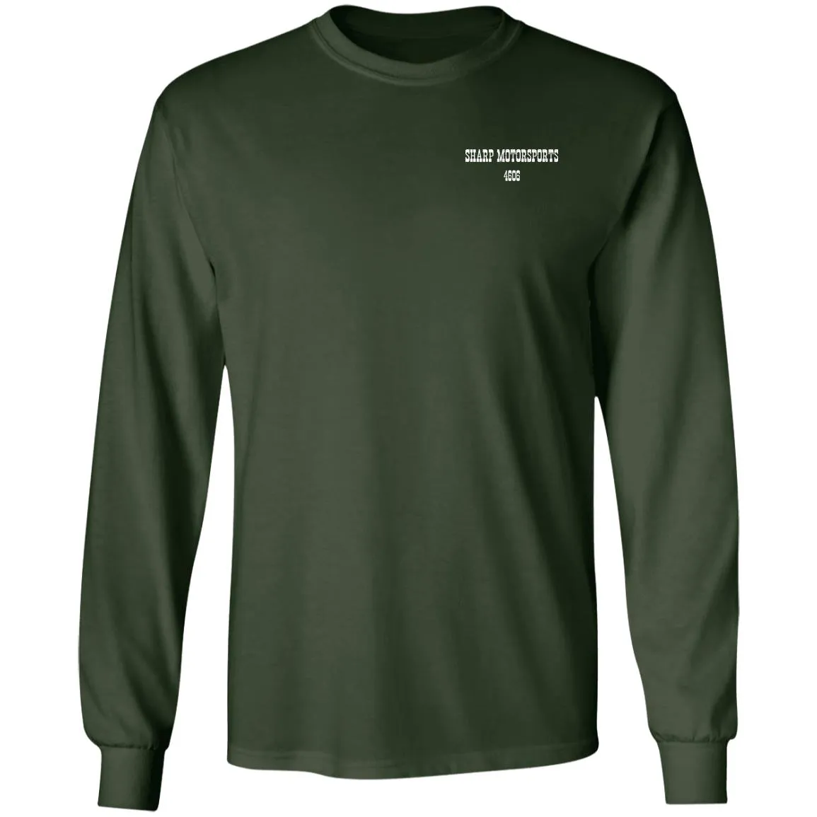 Sharp Motorsports 2-sided print G240 Gildan LS Ultra Cotton T-Shirt