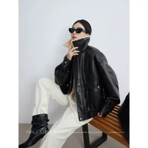 Shearling Leather Jacket