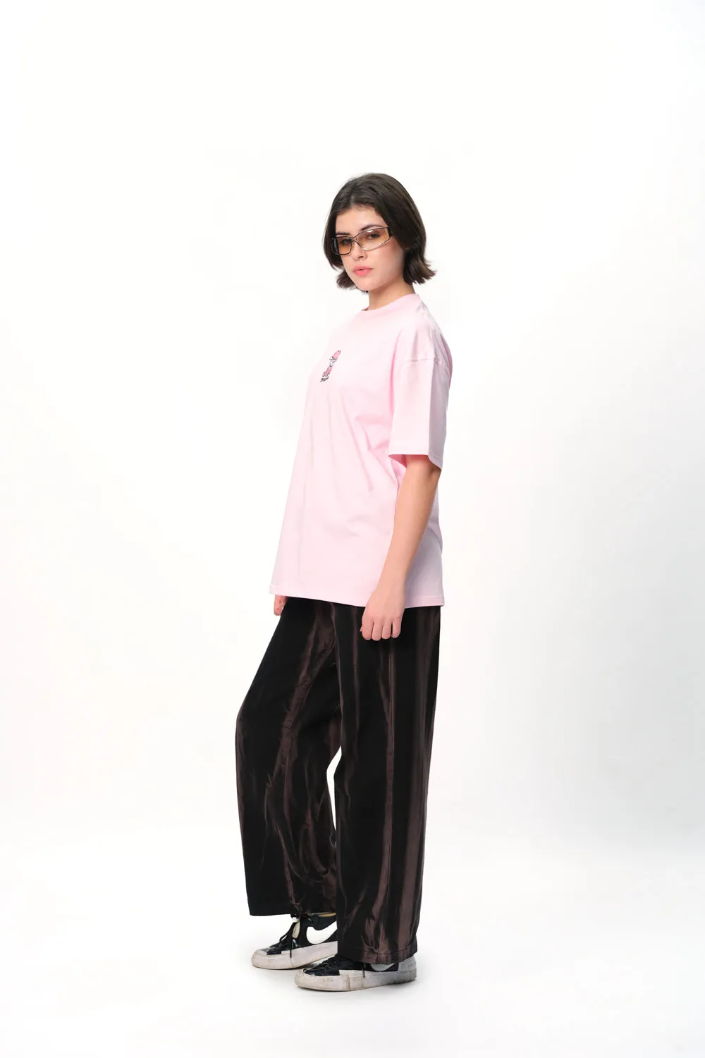 Sheep Me Embroidered Premium Oversized T-shirt