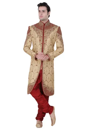Sherwani (Custom Tailored) - (D.No.-1032)