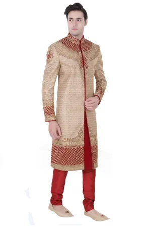 Sherwani (Custom Tailored) - (D.No.-1126)