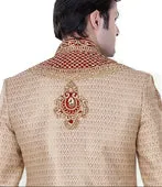 Sherwani (Custom Tailored) - (D.No.-1126)