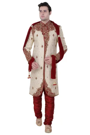 Sherwani (Custom Tailored) - (D.No.-1173)