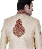 Sherwani (Custom Tailored) - (D.No.-1173)