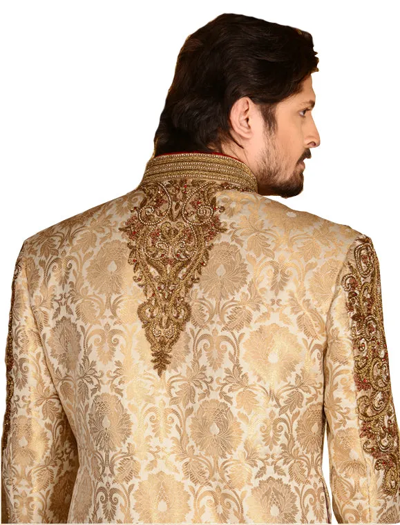 Sherwani (Custom Tailored) - (D.No.-1195)