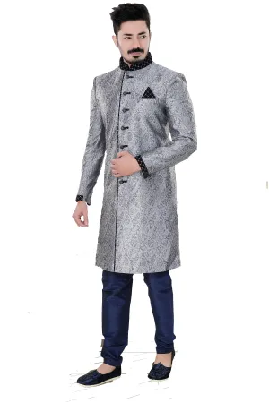 Sherwani (Custom Tailored) - (D.No.-1230)