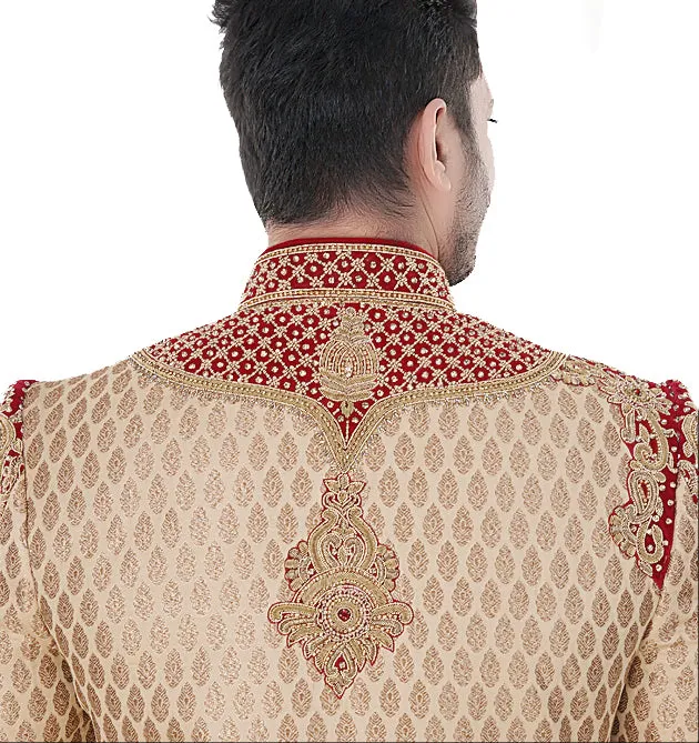 Sherwani (Custom Tailored) - (D.No.-1232)