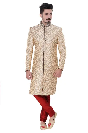 Sherwani (Custom Tailored) - (D.No.-1247)